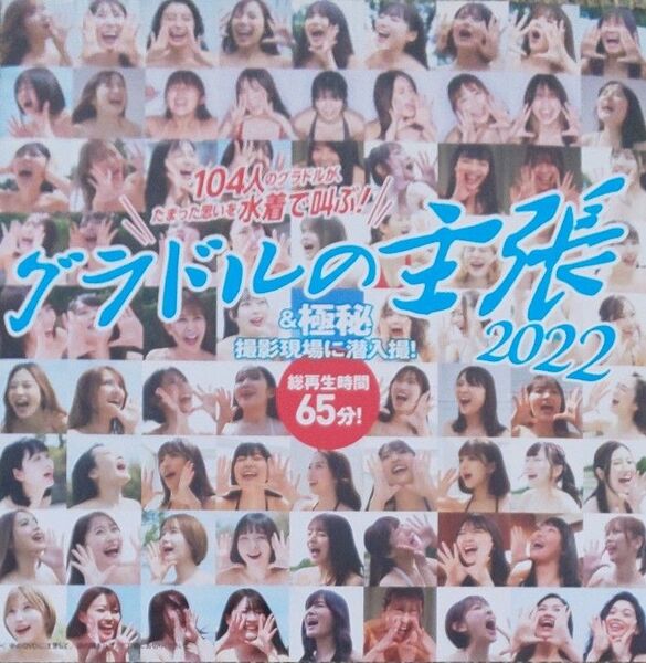 DVD グラドルの主張2022 未開封 週刊プレイボーイ付録