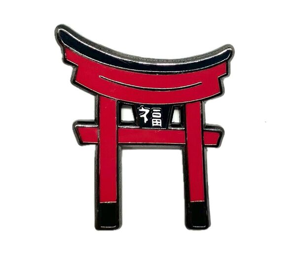 鳥居ピンバッジ