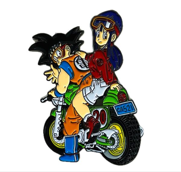 悟空&ブルマ ピンバッジ ドラゴンボール