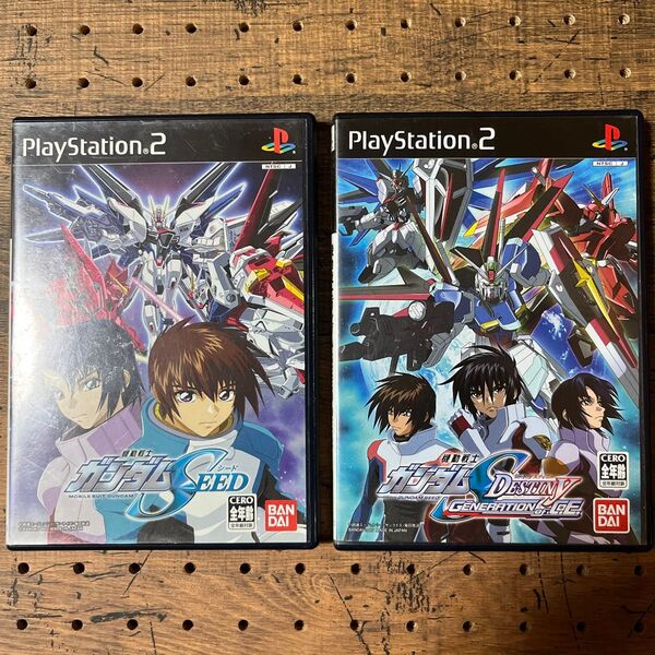 PS2 ソフトまとめ2本セット 機動戦士ガンダム SEED 、 SEED DESTINY GENERATION of C.E