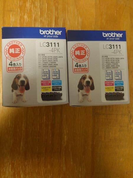ブラザー インクカートリッジ LC3111-4PK お徳用パック2セット brother