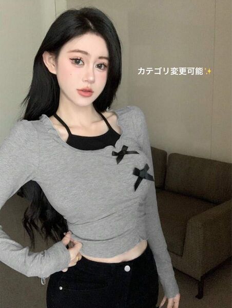 SHEIN DAZY 韓国 バレエコア リボン 新品未使用 タグ付き