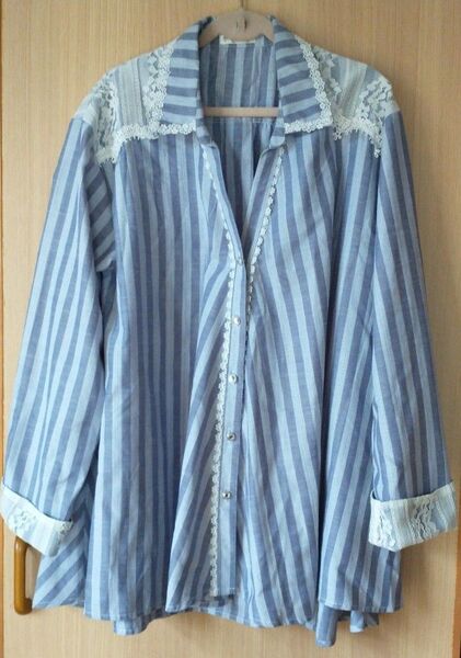 アクシーズファム axes femme ストライプシャツ