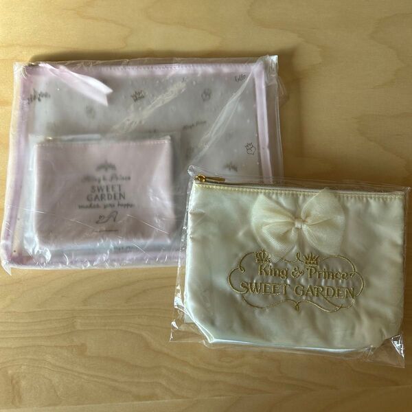 King & Prince キンプリ SWEET GARDEN ポーチ セット