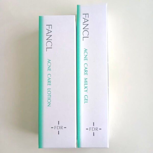 【新品・未開封】FANCL ファンケル アクネケア 化粧液 30ml、ジェル乳液 18g
