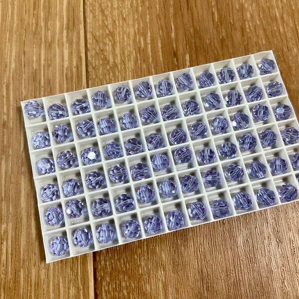 【12粒】レアカラー スワロフスキー 5000 8mm アレキサンドライト カラーチェンジ
