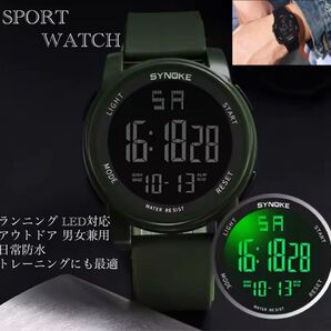 スポーツ腕時計 腕時計 時計 デジタル式 LED デジタル腕時計 日常 防水 デジタル 自転車 スポーツ アウトドア キャンプ