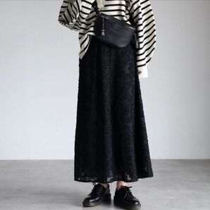 ap retro フラワージャガードスカート