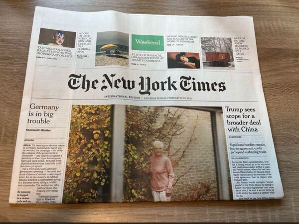 英字新聞 New York Times 2/22/2025 英語勉強 英検