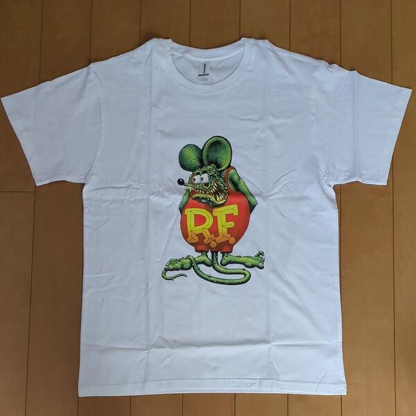 ラットフィンク 白Tシャツ Мサイズ