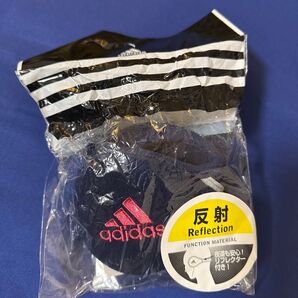 adidas イヤーマフ ネイビー/ピンク 反射素材 未使用