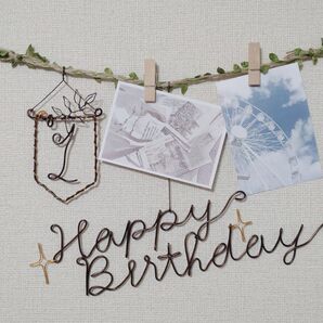 壁飾り☆寝相アート☆1歳☆バースデー☆ワイヤークラフト ワイヤーアート