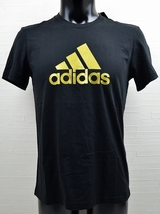 ★【adidas アディダス】半袖Tシャツ GH7785 BLACK Mサイズ_画像1