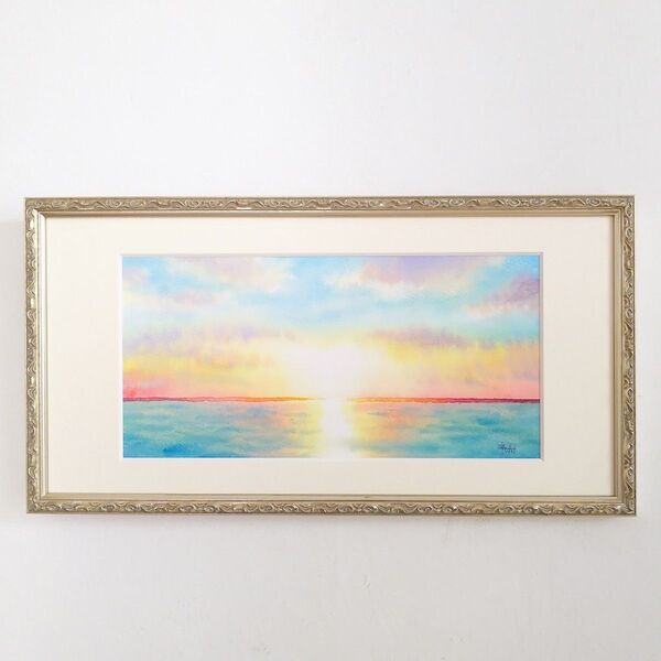 癒しの水彩画 sunrise