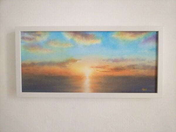 癒しの水彩画 sunrise