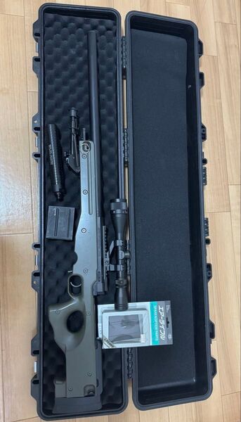 本日限定値下げ!!東京マルイ L96 AWS ボルトアクション ケース付き!