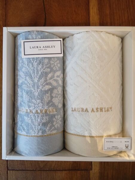 新品未使用★LAURA ASHLEYローラアシュレイ★タオルセット ゲストタオル