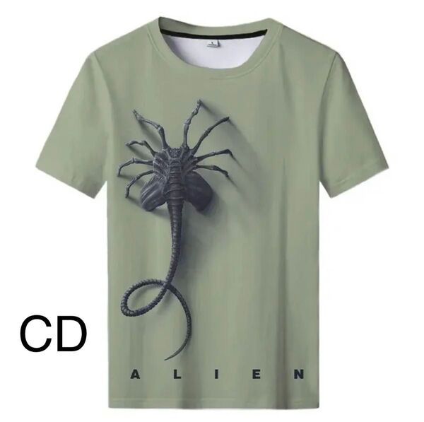 クールなエイリアンのTシャツ