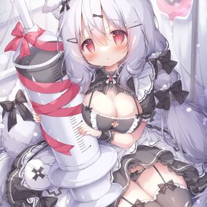 【差分ver】桃豆こまもち B2タペストリー