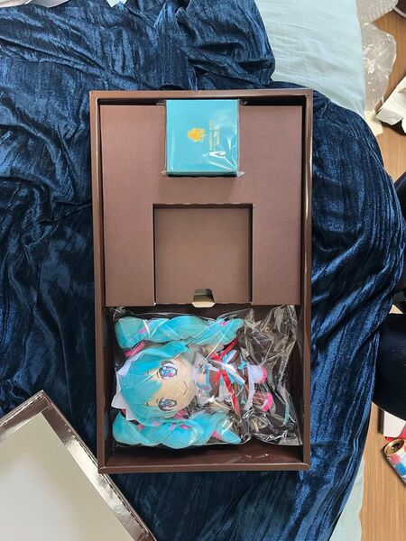 【未使用】初音ミク チョコレートギフト ぬいぐるみ本体/初音ミクブレスレット 【プレバン】