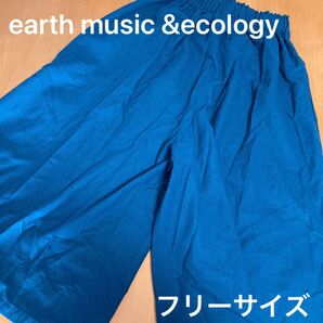 earth ワイドパンツ ボトムス フリーサイズ