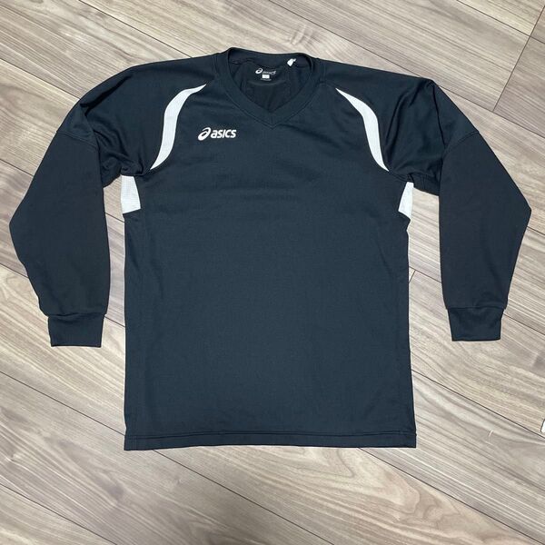 asics アシックス ロングTシャツ 長袖 Sサイズ ブラック
