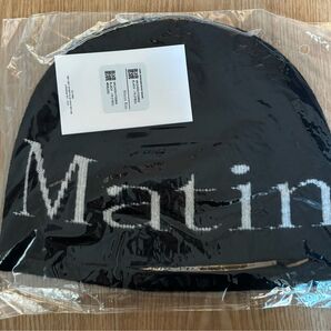 【新品】Matin Kim ニット帽 ブラック
