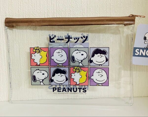 スヌーピー ポーチ 1点 クリアポーチ ペンケース ビニールポーチ コスメポーチ ウッドストック SNOOPY ピーナッツ 新品