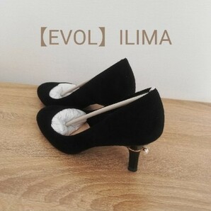 新品　EVOL ILIMA ヒールパール　ラウンド　パンプス