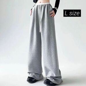 レディース スウェット ワイドパンツ イージーパンツ ゆったり ストリート