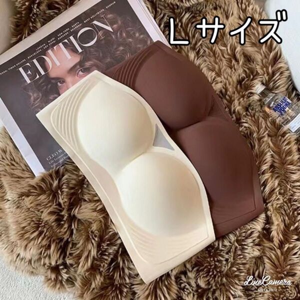 ノンワイヤーブラ ストラップレス チューブトップ ブラトップ 肩紐なし ブラ