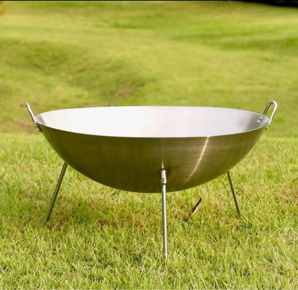 Fire Pit WOK 80cm 多機能な中華鍋型焚火台