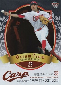 BBM 2020 広島東洋カープヒストリー1950-2020 菊池涼介 CDT06 DREAM TEAM