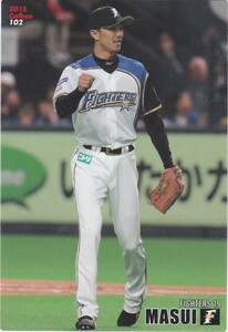 カルビー 2015プロ野球チップス第2弾 102 増井浩俊(日本ハム) レギュラーカード