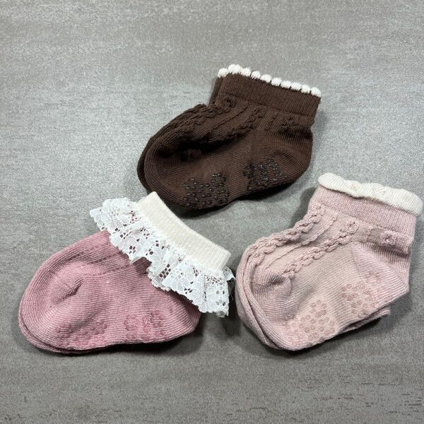 【新品未使用】 子ども靴下 女の子 9-14cm