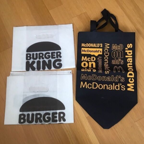 マクドナルド バーガーキング 買い物袋 エコバッグ