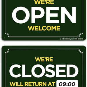 Open Closed Sign オープンクローズドサイン プレート お知らせ