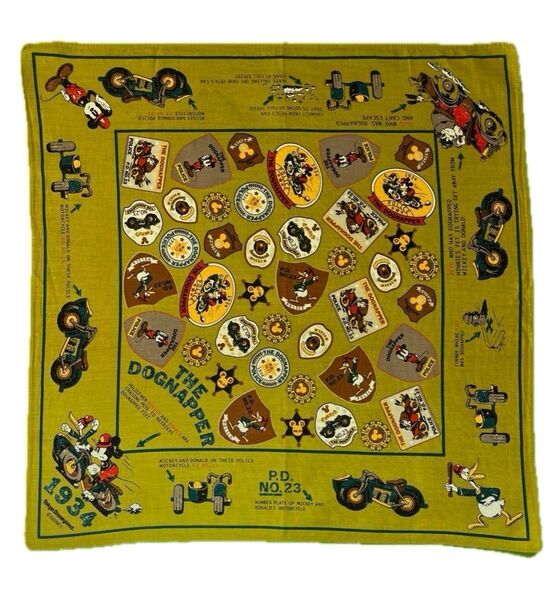 ディズニー バンダナ 中古レトロ 50×50cm