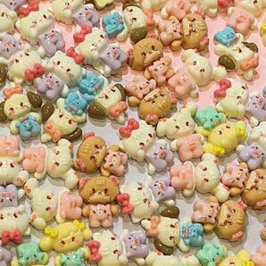 No.756 ハンドメイド素材 デコパーツ ミニパーツ50個入りセット