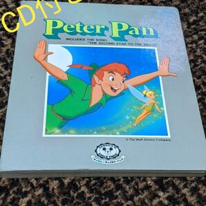 レア レトロ ピーターパン CD付き 絵本 Disney クラッシックディズニー