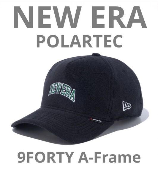 NEW ERA ニューエラ 9FORTY A-Frame ポーラテック ゴルフ キャップ 13762981 ブラック 黒