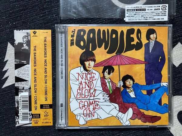 THE BAWDIES NICE AND SLOW/COME ON ナイスアンドスロウ / カモン 初回限定盤 CD+DVD