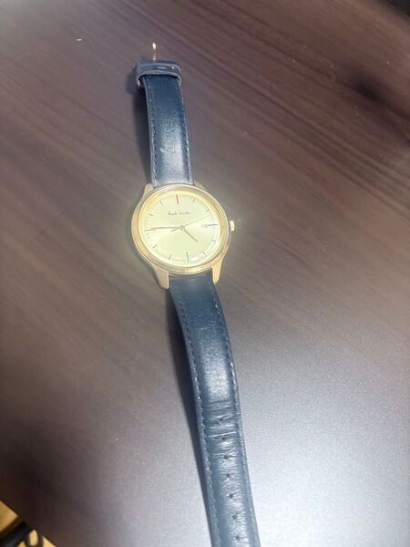 PAUL SMITH ポールスミス レザーベルト 腕時計 型番2510-T023339稼働電池交換済み 稼働品