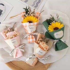 ソープフラワー3個セット 高品質造花