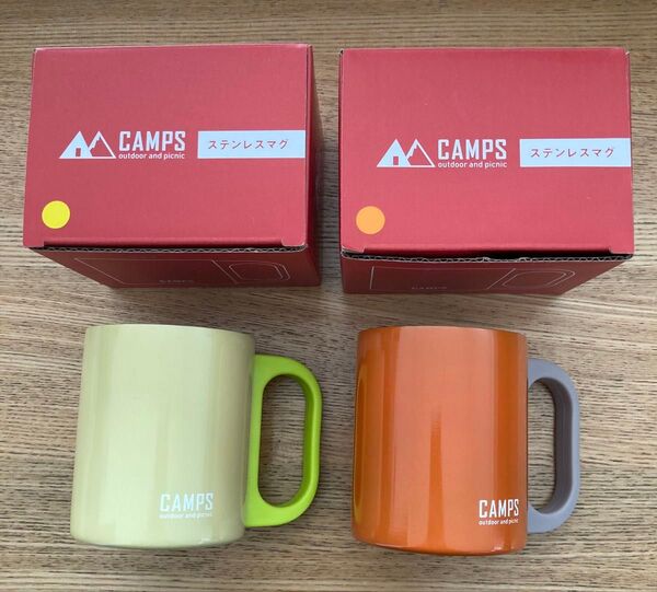 【未使用】CAMPS ステンレスマグ コップ 2個セット