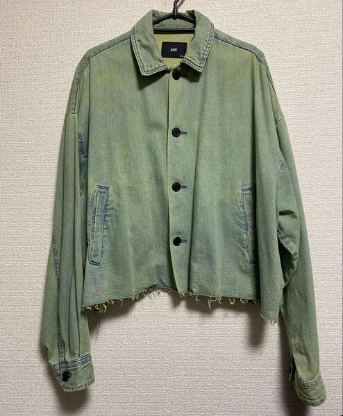 HARE デニムジャケット グリーン