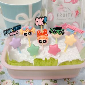 パワーパフガールズ☆ランチピック☆お弁当ピック
