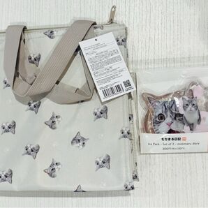 もちまる日記 THREEPY DAISO もちまる はなまる ランチトートバッグ 保冷剤