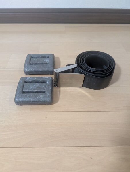 ダイビング ウェイトベルト ウエイト1.5kg×2 セット