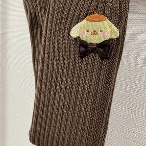 Sanrio サンリオ 新品 ポムポムプリン アームカバー レッグカバー ハイソックス ゴールデンレトリバー 犬 ブラウン 新生活